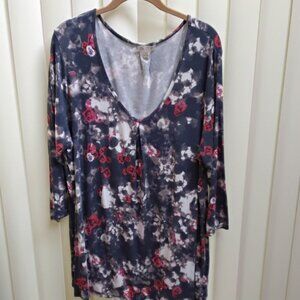 Lila Rose Knit Top Pullover top Ladies 2X